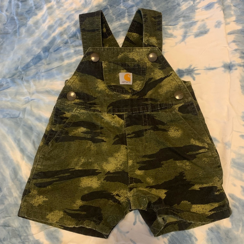 Carhartt Camo Overalls 0-3m
